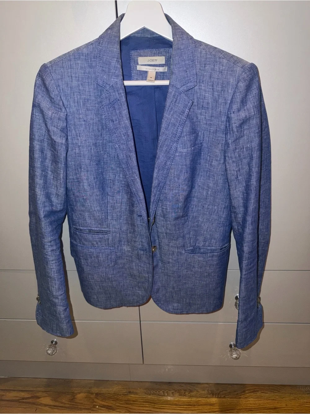 J. Crew Woman’s Blue Linen Blazer
